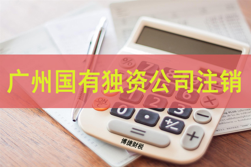 广州国有独资公司注销